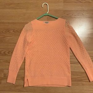 Ann Taylor Loft Peach Sweater
